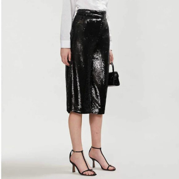 Maje Sequin Party Pants (NWT) - Picture 4 of 16